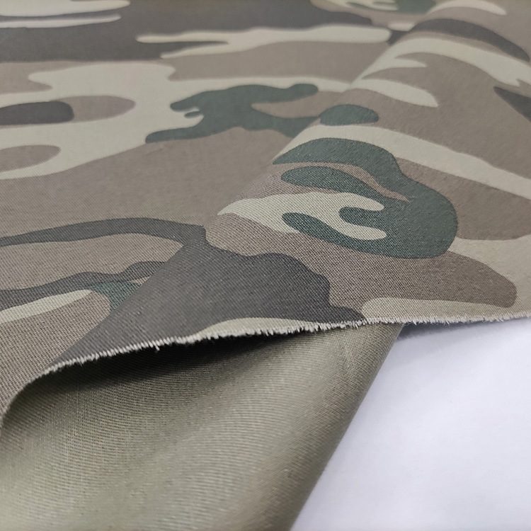100 algodón al por mayor tela de twill sublimación camuflaje tela de textura impresa de batalla