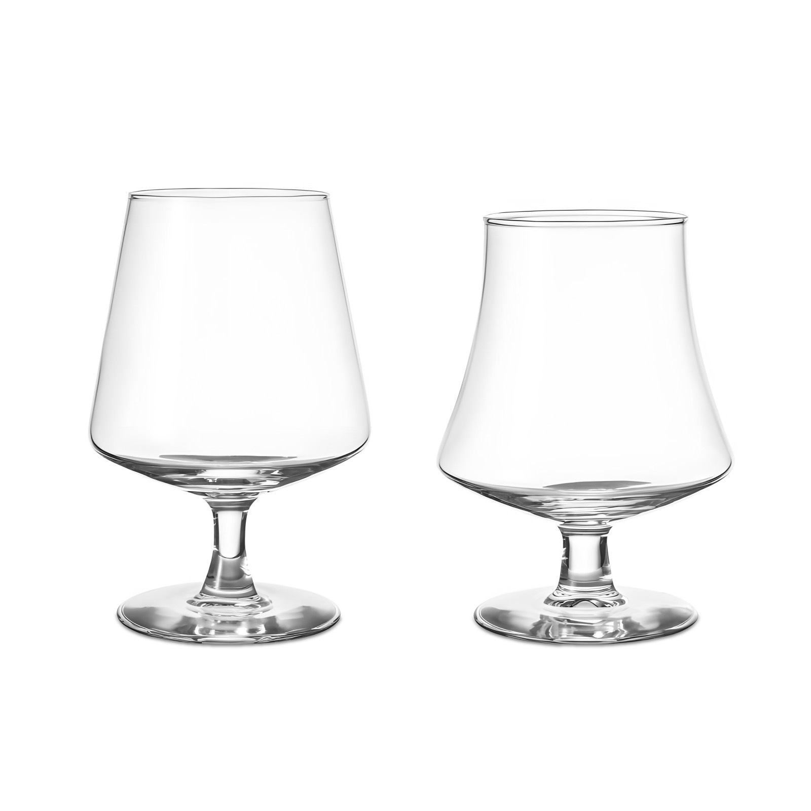 Hotéis en línea de brandy de pies altos cristal tazas de cristal tienda de pasteles de alto valor de cara barriga baja tazas de vino al por mayor