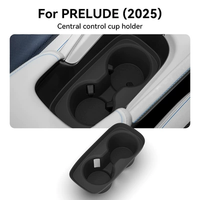 Suitable for 25 models of Prelude road vehicles, central control water cup holder protective anti-slip mat, car interior accessories, modification parts (Anti-slip mat) - 25-models-of-prelude-road-bike-central-control-water-cup-holders