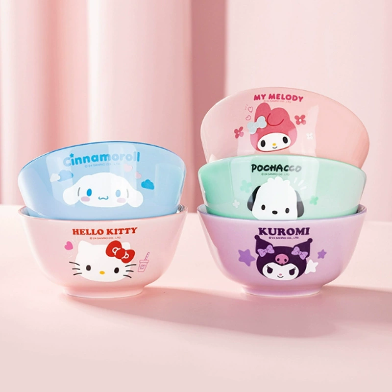 Керамическая столовая посуда высокого качества в стиле Hello Kitty, Санрио, мультяшная