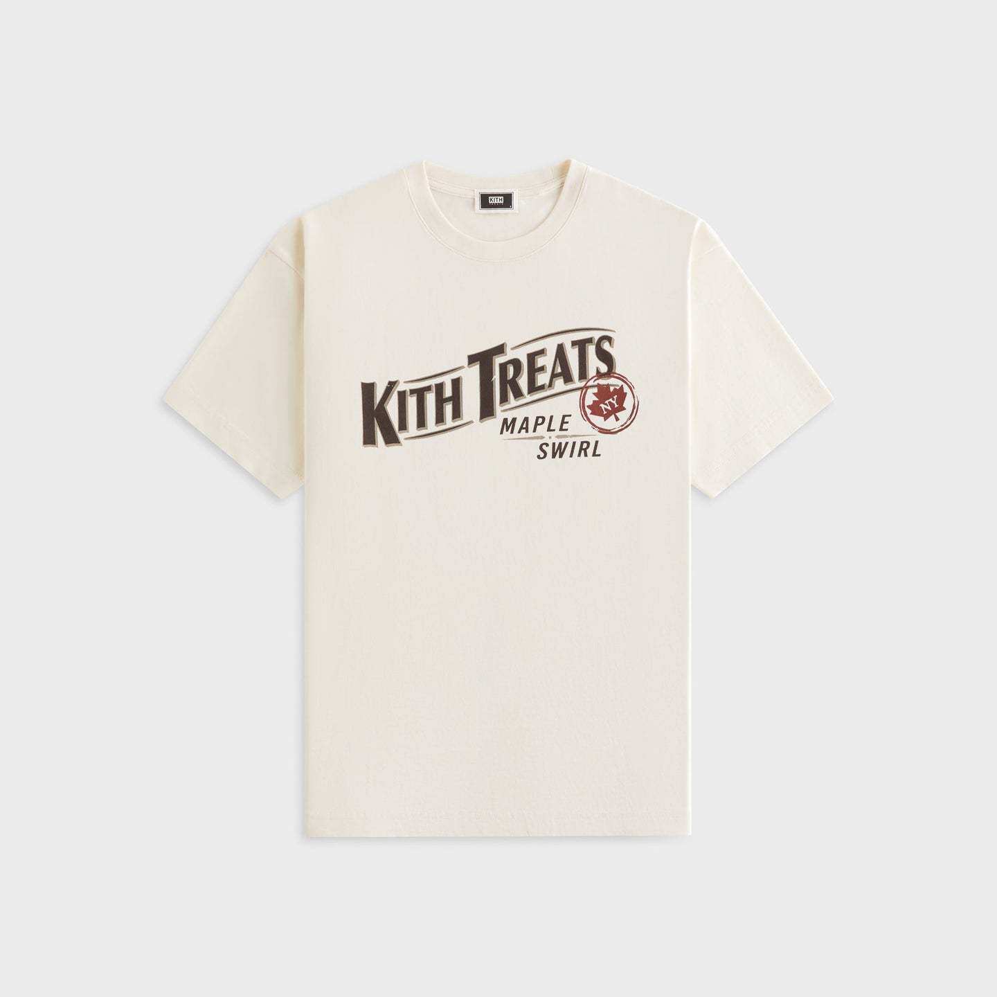 Kith Treats Pure Maple T-shirt Maple Swirl Sandrift