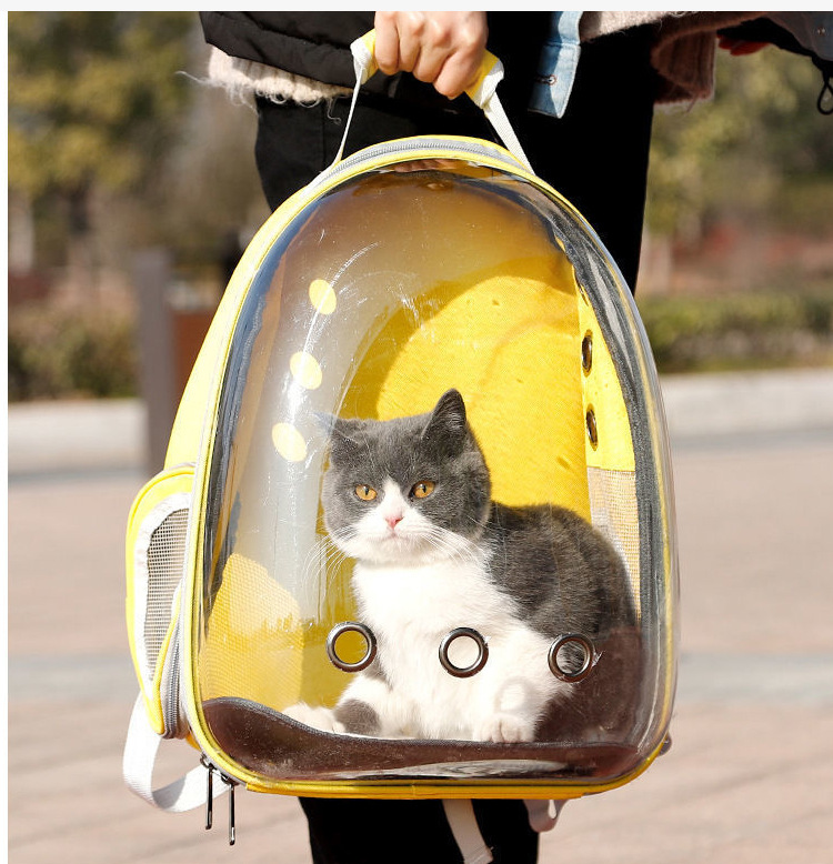 space handheld breathable backpack to go out
