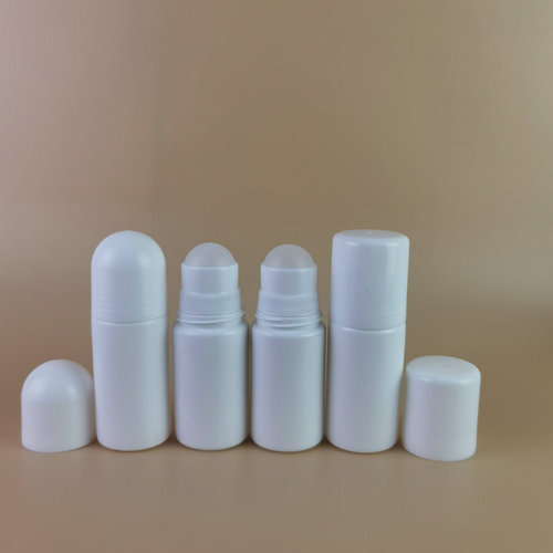Wholesale plastic rolling ball bottle 50ml sub-bottle essential oil bottle antiperspirant perfume liquid packaging bottle 30ml rolling ball bottle