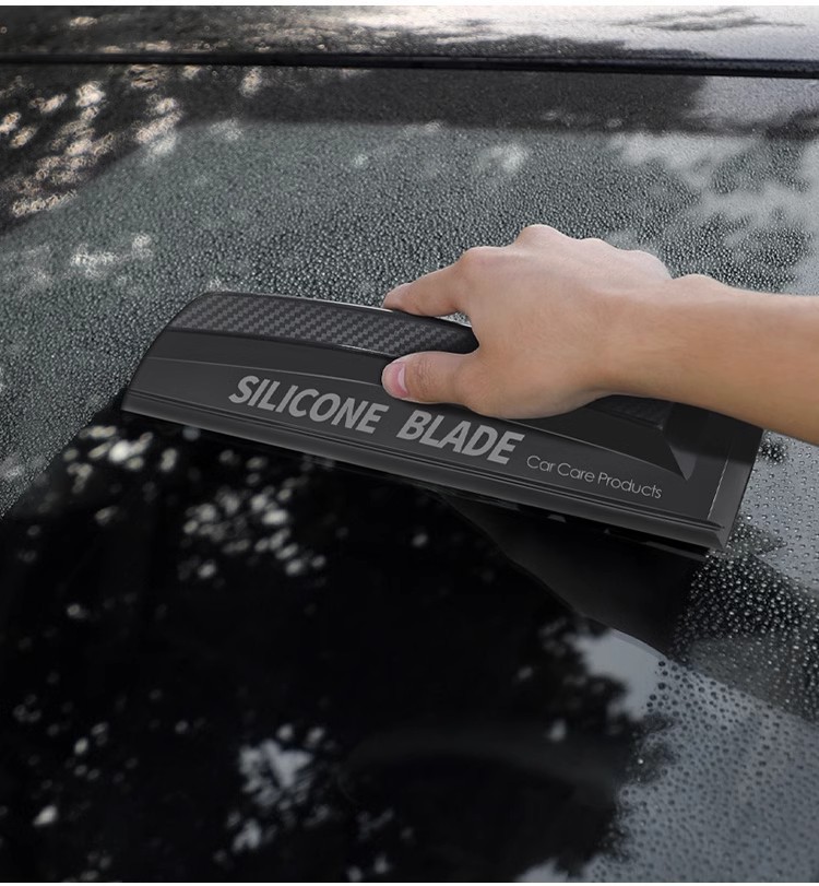 Integrated Car Wash Silicone Squeegee, No Noise, No Paint Damage