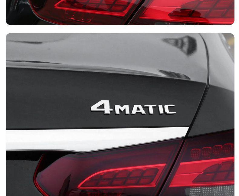 Mercedes-Benz letter stickers, English lettering for car decals, emblem, rear emblem, AMG car logo, decorative accessories