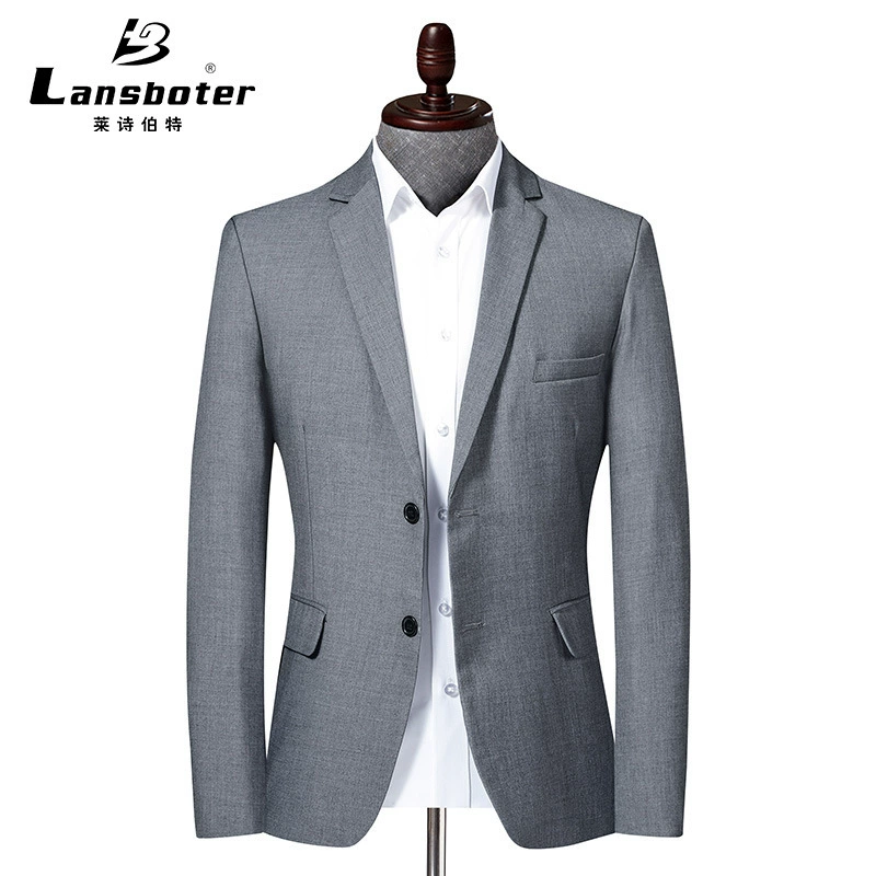 Мужская осенняя цветная классическая пиджак для отдыха, slim fit, корейский стиль