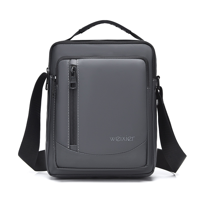 Bolso de mensajero del bolso del teléfono móvil de los hombres ocasionales simples de los hombres bolso de hombro de gran capacidad bolso impermeable de los hombres del diseño del nicho