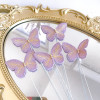 New product pearl ribbon butterfly and Huaya cake decorate the Qixi Valentine's Day love acrylic account