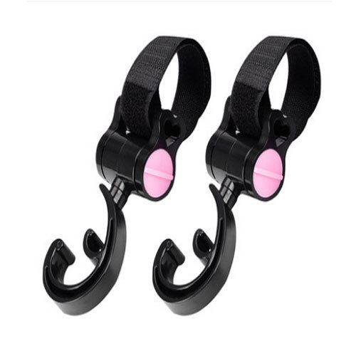 Baby car hook General car small hook 360 degree rotating hanging buckle baby car baby car hanging bag grocery shopping accessories