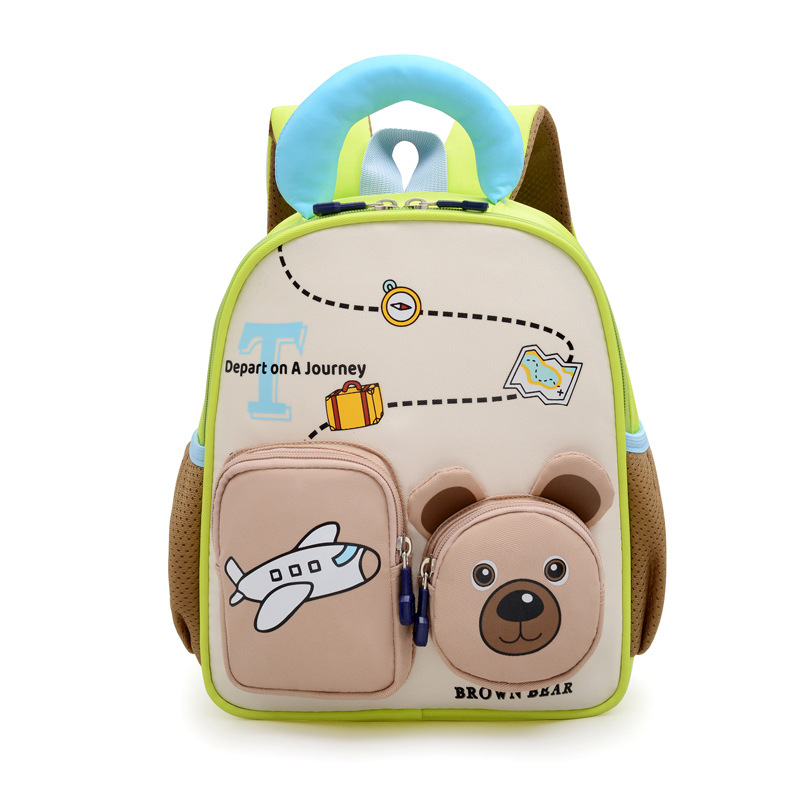 Mochila infantil transfronteriza, mochila transpirable preescolar, mochila escolar de 3 años, 5 años, niños y niñas, mochila pequeña ligera