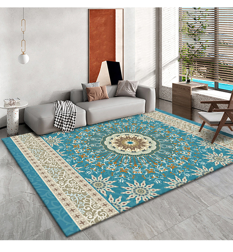 欧式复古地毯,卧室客厅满铺毯,沙发茶几毯,酒店民宿地毯