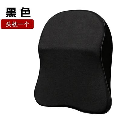 Semi-Trailers, and Large Vehicles with Memory — Waist support - memory-foam-black-one-headrest-standard