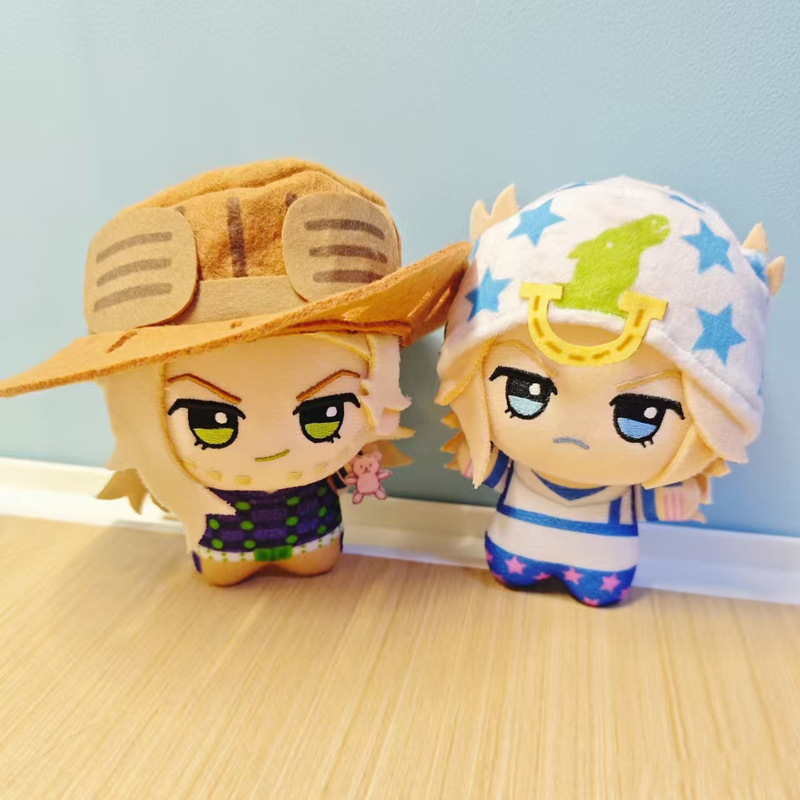 Jo's Bizarre Adventure Merchandise Plush Toy 10cm Johnny Joestar Cotton Doll Jellonunu Printed Body Pendant Jo's Bizarre Adventure Merchandise Plush Toy 10cm Johnny Joestar Cotton Doll Jellonunu Printed Body Pendant