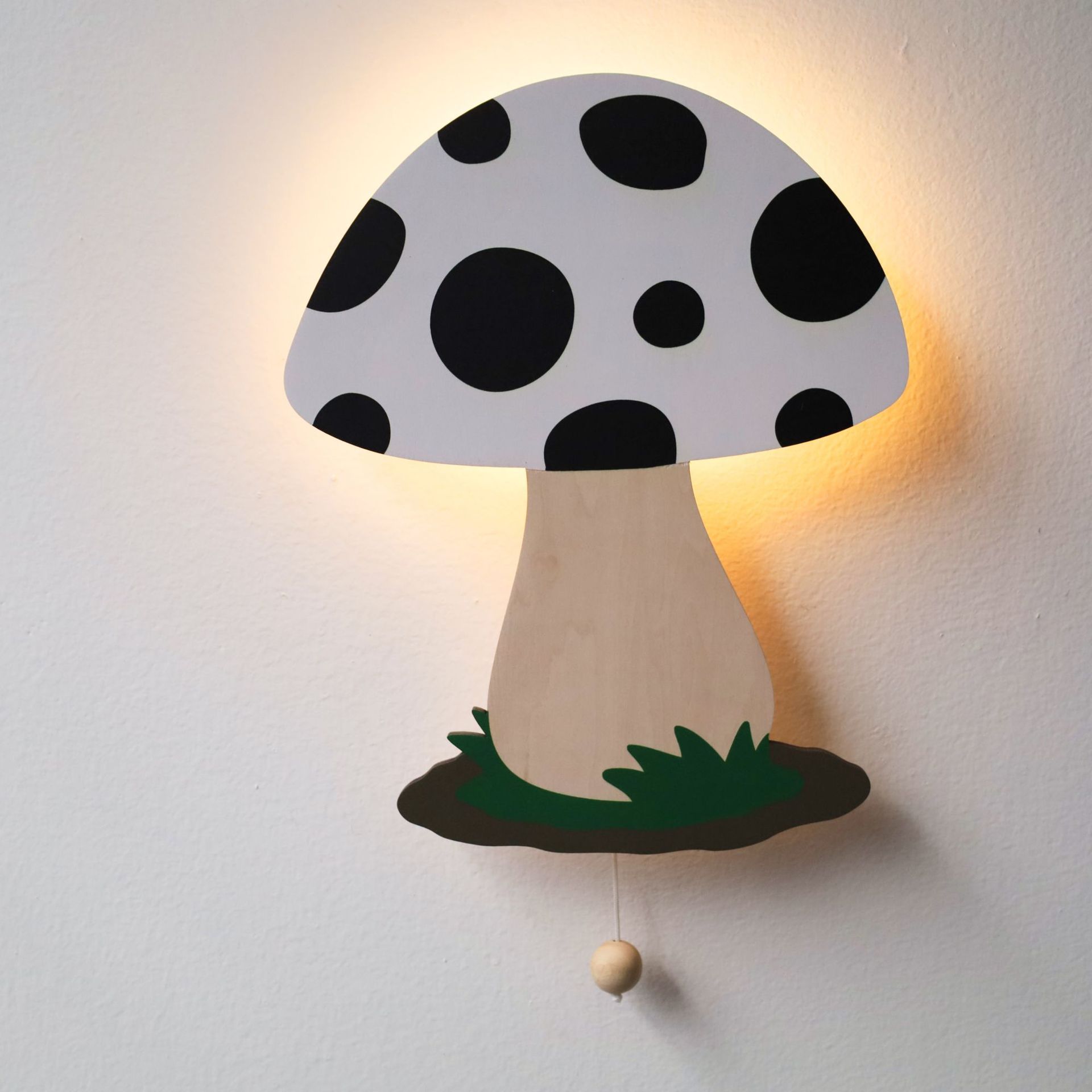 圆蘑菇室内装饰壁灯  给小屋增添装饰 温馨的小屋
