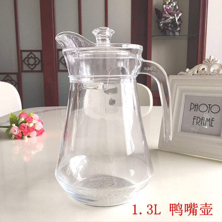 vidrio grueso hervidor de agua fría transparente hervidor de agua fría gran capacidad taza de bebida hervidor de jugo hervidor de agua fría