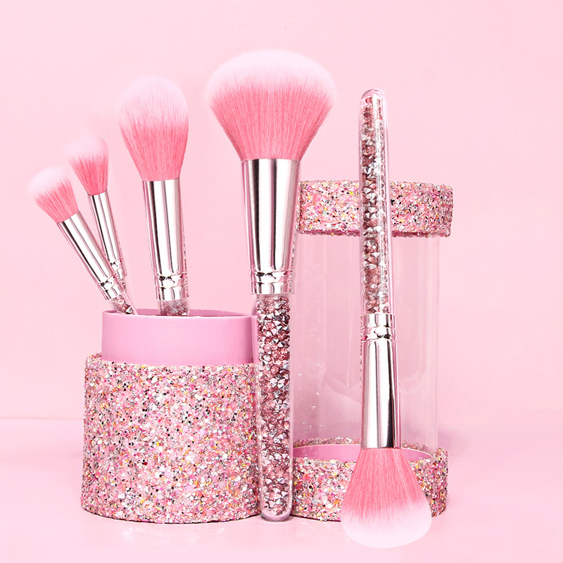 250g Weight Plastic Handgrip Makeup Brush Handle Type Makeup Brushes Makeup Tools Types 1 Set Quantity Artificial Fiber, Plastic Material Casual, Elegant, Lady Style Casual Elegant Lady Artificial Fiber Plastic Plastic Handgrip Makeup Brushes 1 Set 无