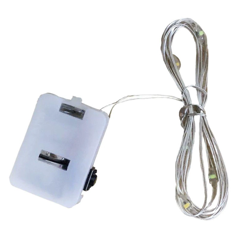 Заводской светодиодный провод маленький белый короб световая нить торт букет подарок декоративные огни фестиваль макет огни медная проволока гирлянды