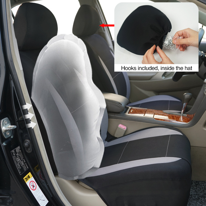 Cross-border Hot Waist Line Four Seasons Universal Five-seater Car Fabric Seat Cover
