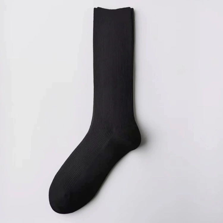 Mid-Length School Tube Socks, Cotton Blend 78/19/3, 26 cm Tube Height, Kids Uniform