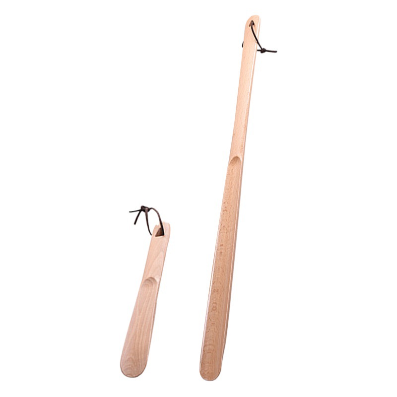 Venta al por mayor de madera maciza de haya Extractor de zapatos hogar ancianos mujeres embarazadas zapatos dispositivo de elevación zapatos de madera entera de alta gama con dispositivo auxiliar dispositivo de elevación de zapatos