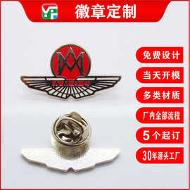 金属假珐琅仿五角星徽章个性定制小五金校徽运动奖牌动漫纪念