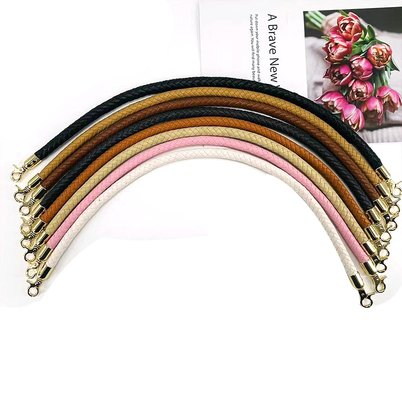 60g Weight Single Shoulder Strap Strap Type All Seasons Pu Leather Lingge Single Shoulder Strap Bag Accessories