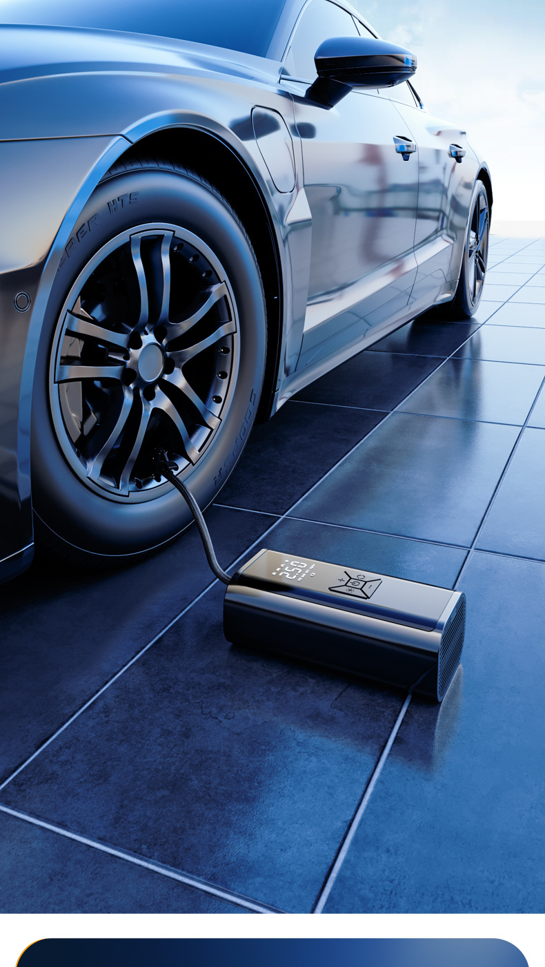 Car Air Pump Wireless Handheld Portable Small Electric Air Pump Car Tire Emergency Inflator Wholesale