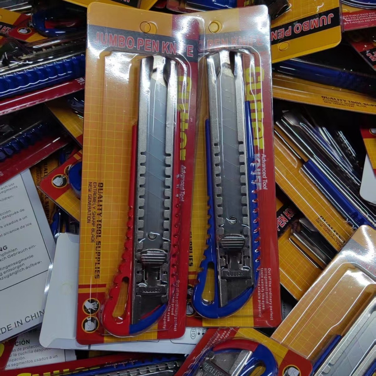 25㎜特大工具刀加大加宽加厚工具刀介刀锋利款白钢银刃刀片