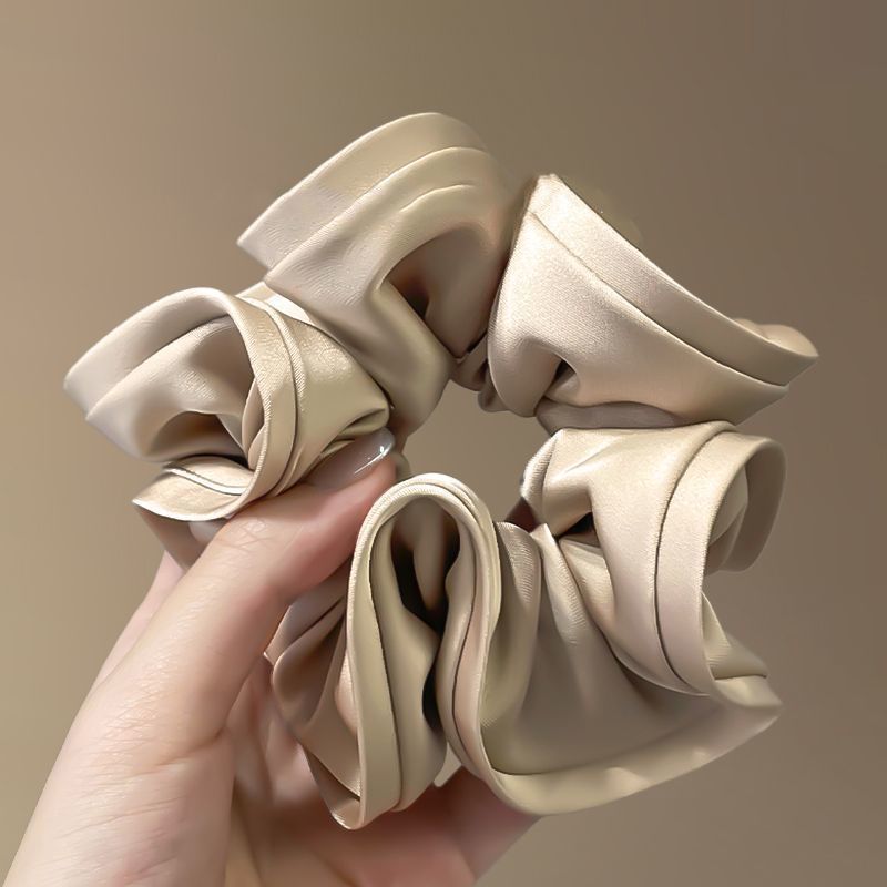 Anillo de cabello de intestino grande coreano para mujeres de alto nivel toallas cuadradas cuerdas de cabello de alta elasticidad y elásticas duraderas flojas flojas