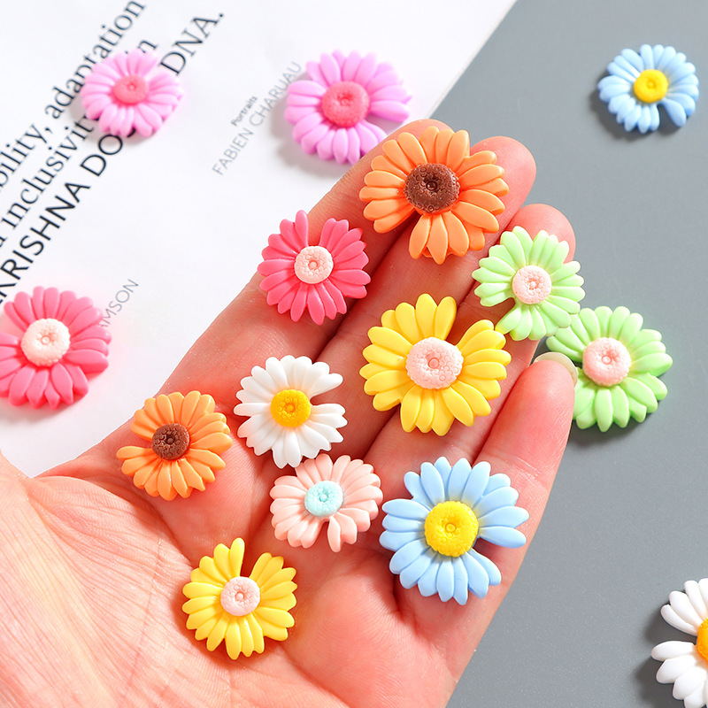 Trendy Daisy Sunflower Cream Glue DIY Car Air Vent Resin Accessories Decoration Trendy Daisy Sunflower Cream Glue DIY Car Air Vent Resin Accessories Decoration