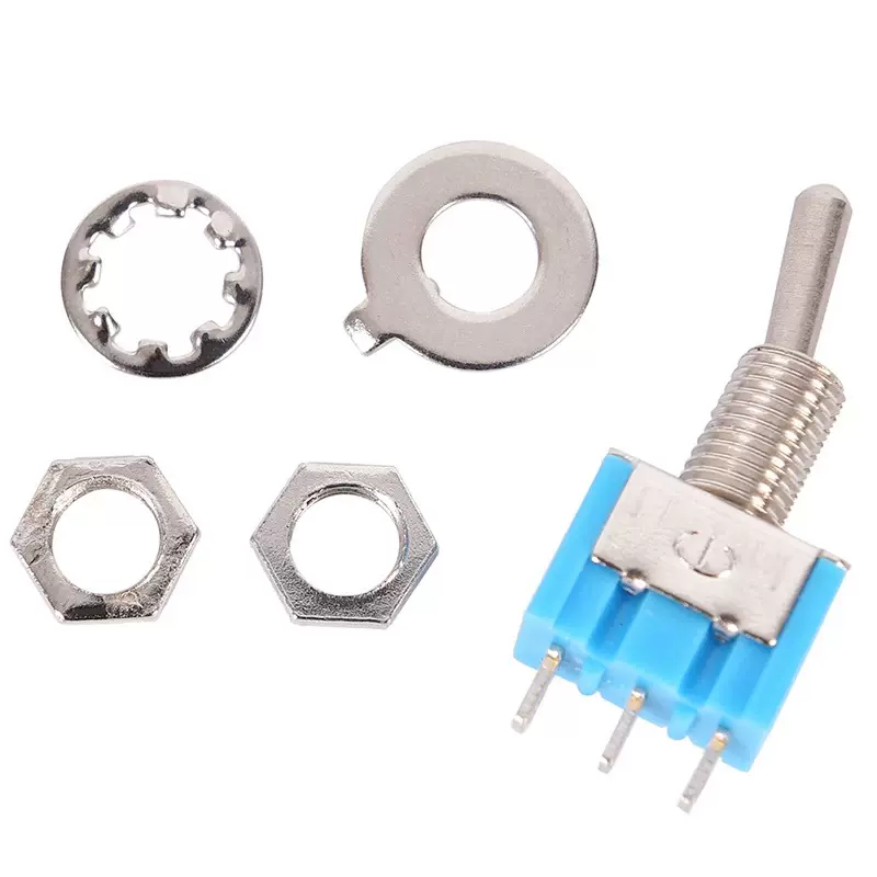 钮子开关 MTS-102 6MM 摇杆开关 3脚2档摇头摇臂开关小型拨动开关