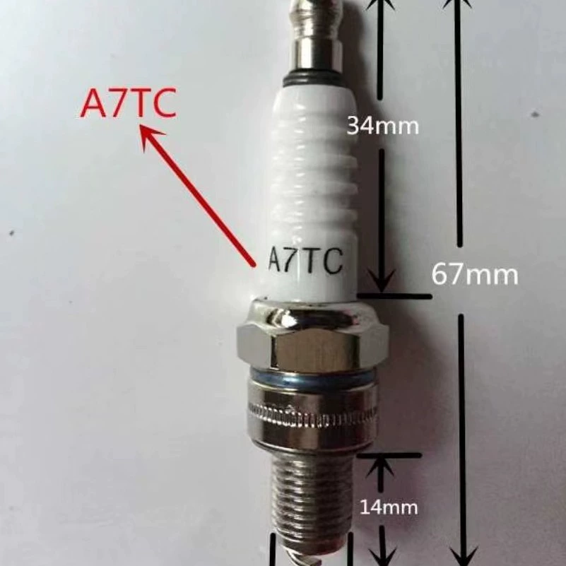 Производитель свечи зажигания A7TC поставляет четыре импульса мотоциклетная свеча 125 мотоцикл высокий класс красная фарфоровая D8TC дрова