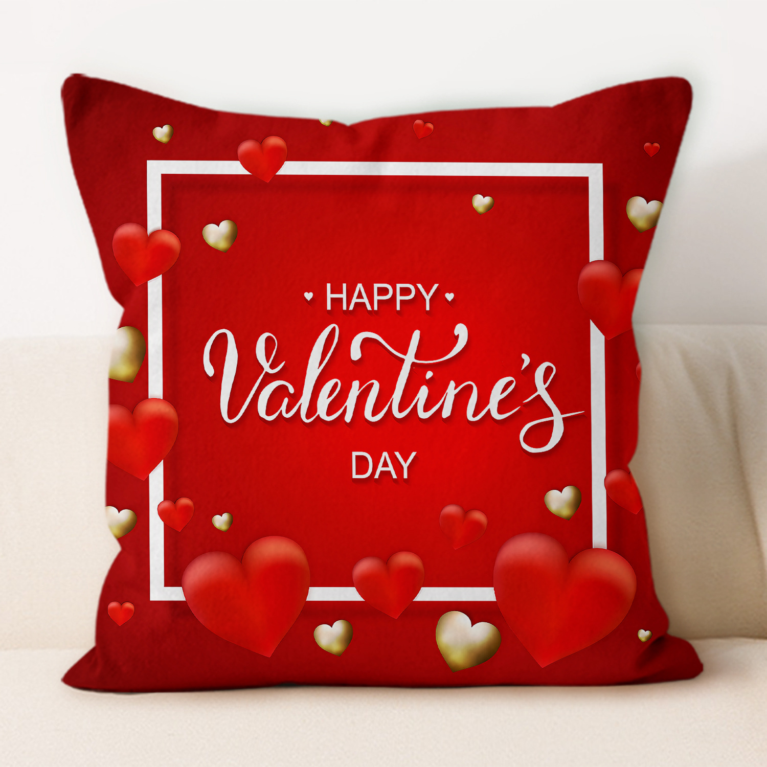 almohada de San Valentín transfronterizo simple nórdica moderna casa sala de estar sofá almohada cama almohada de oficina