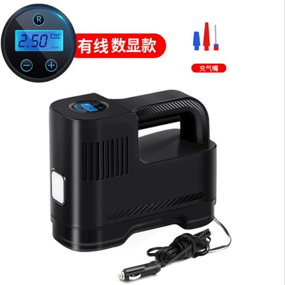 Vehicle-mounted air pump portable: Hava nasosu - wired-digital-display-with-lights