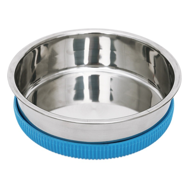 Perro tazón de comida de acero inoxidable tazón de gato protección del cuello tazón de fuente de bebida antideslizante comida para gatos tazón de arroz suministros para mascotas