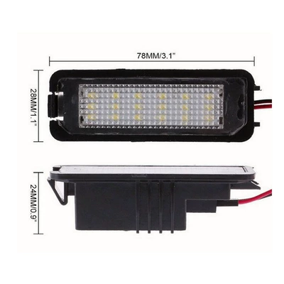 License plate lamp Lights for VW Golf