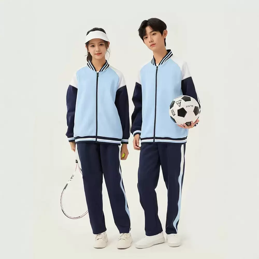 江西省南昌市小学生校服春夏季新款儿童运动套装冲锋衣三件套冬装