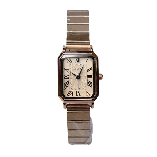 Korean version of literary ins women's watch small plate quartz watch manufacturers wholesale supply on behalf of the new rectangular steel band watch