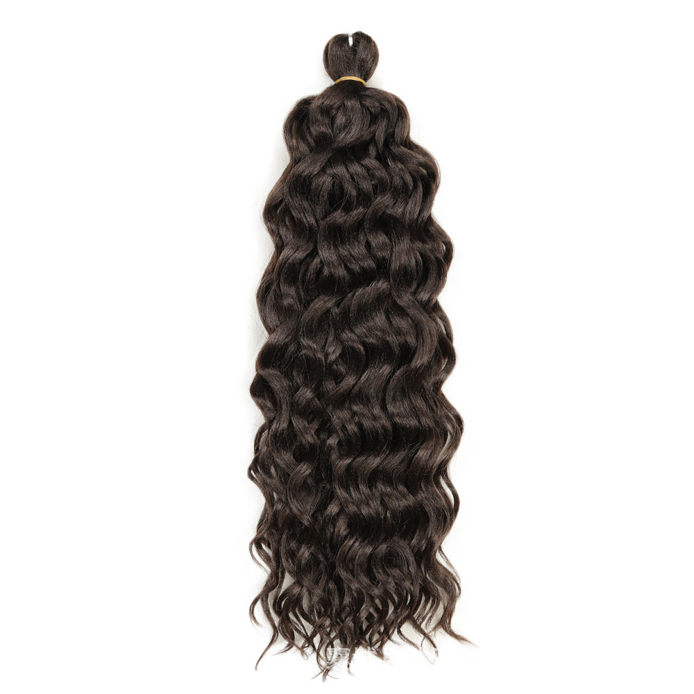 Hawaii roll HAWALL CURL peluca blanca ganchillo pelo África sucia trenza 24inch120g al por mayor
