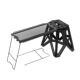 Outdoor Multi-functional foldable table grid table stool side hanging table bracket camping portable iron storage rack wholesale
