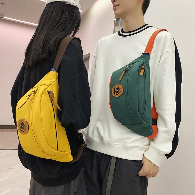 Bolso Mensajero de la marca de moda bolso de los hombres bolsa de pecho funcional bolsa de mensajero de gran capacidad ciclismo Mochila deportiva bolso de hombro de los hombres