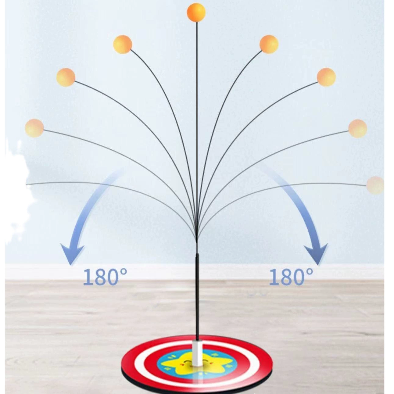【One-piece delivery】 Table tennis trainer adjustable self-training tool professional fixed indoor children's ball practice