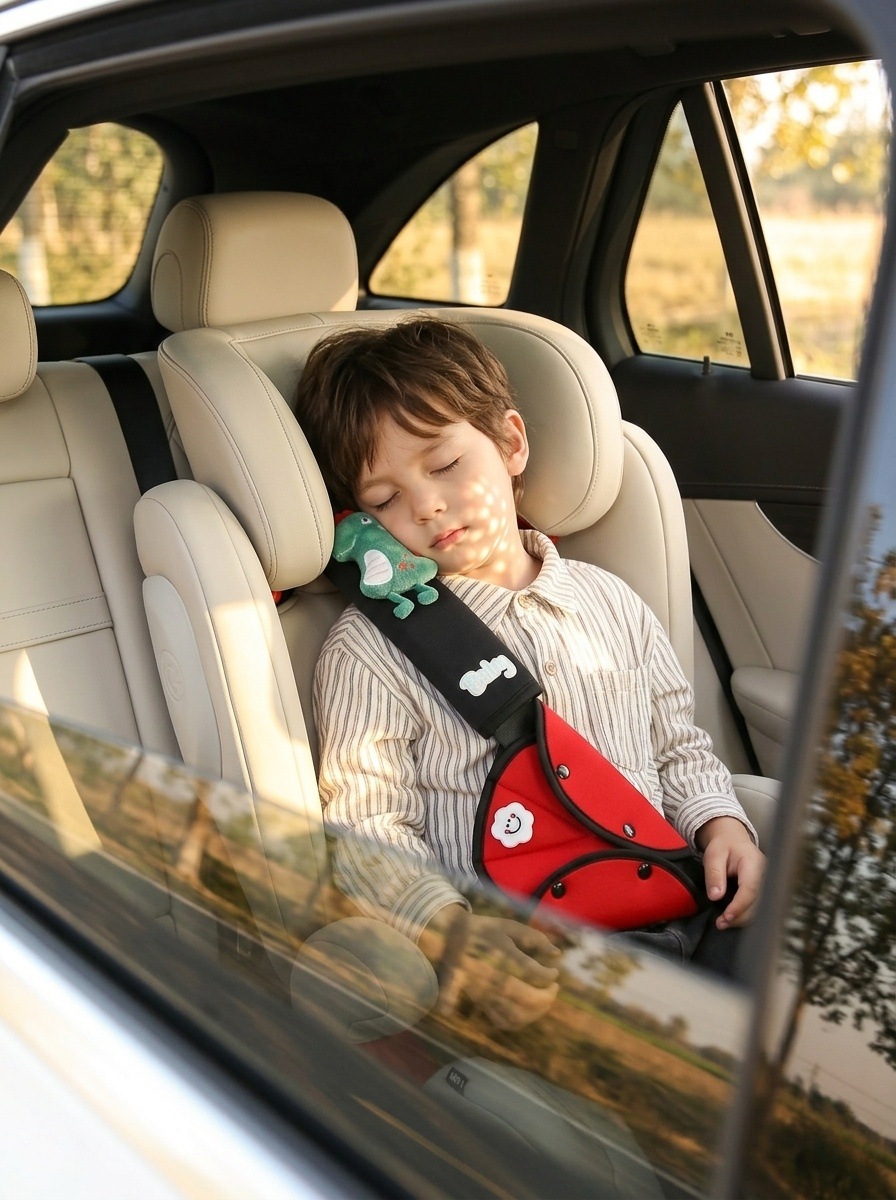 Car Seatbelt Shoulder Pad, Children's Anti-Neck Strangulation Protective Cover, Cartoon Car Seatbelt Belly Protector, Cross-Border Hot Item