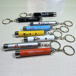 Factory direct supply LOGO projection flashlight metal projection flashlight holiday promotional gifts toys
