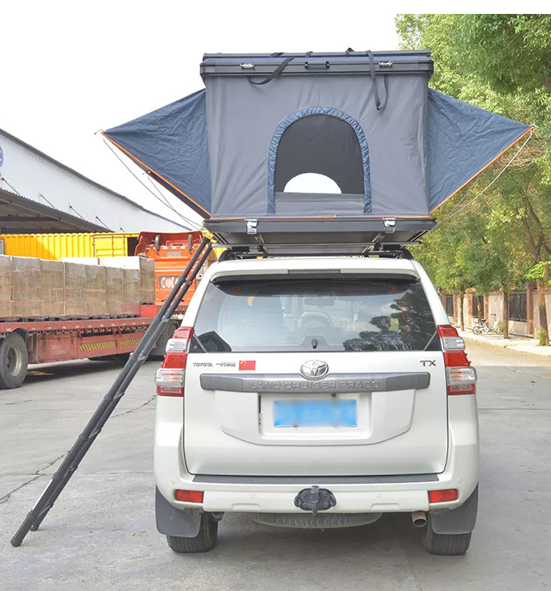 Fiberglass Car-Mounted Rv Tent for Family Outdoor Self-Driving Tours, Quick-Open Design for Off-Road Camping on the Roof