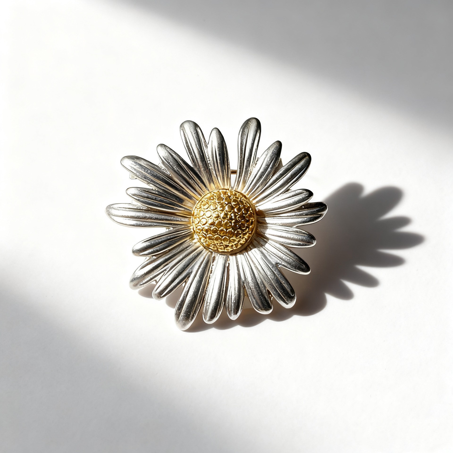 Elegante spilla a margherita per donna, design sofisticato chic_voghion.com