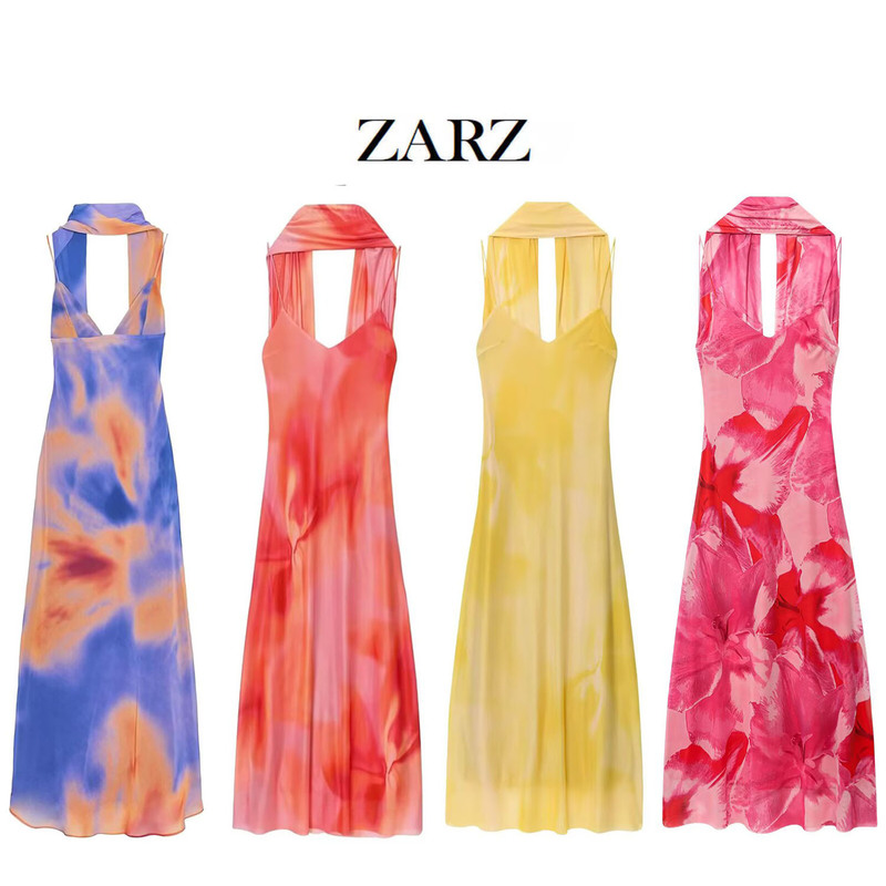Zarz Homemade European and American Style New Women's Versatile Printed Long Scarf Dress 8031/364 Zarz Homemade European and American Style New Women's Versatile Printed Long Scarf Dress 8031/364