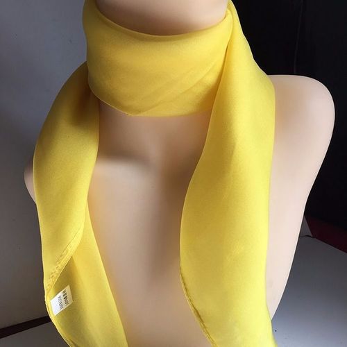 Triangle scarf for neck, thin, silk fashion, stylish, cute, spring and summer red square, versatile, chiffon decorated, cotton