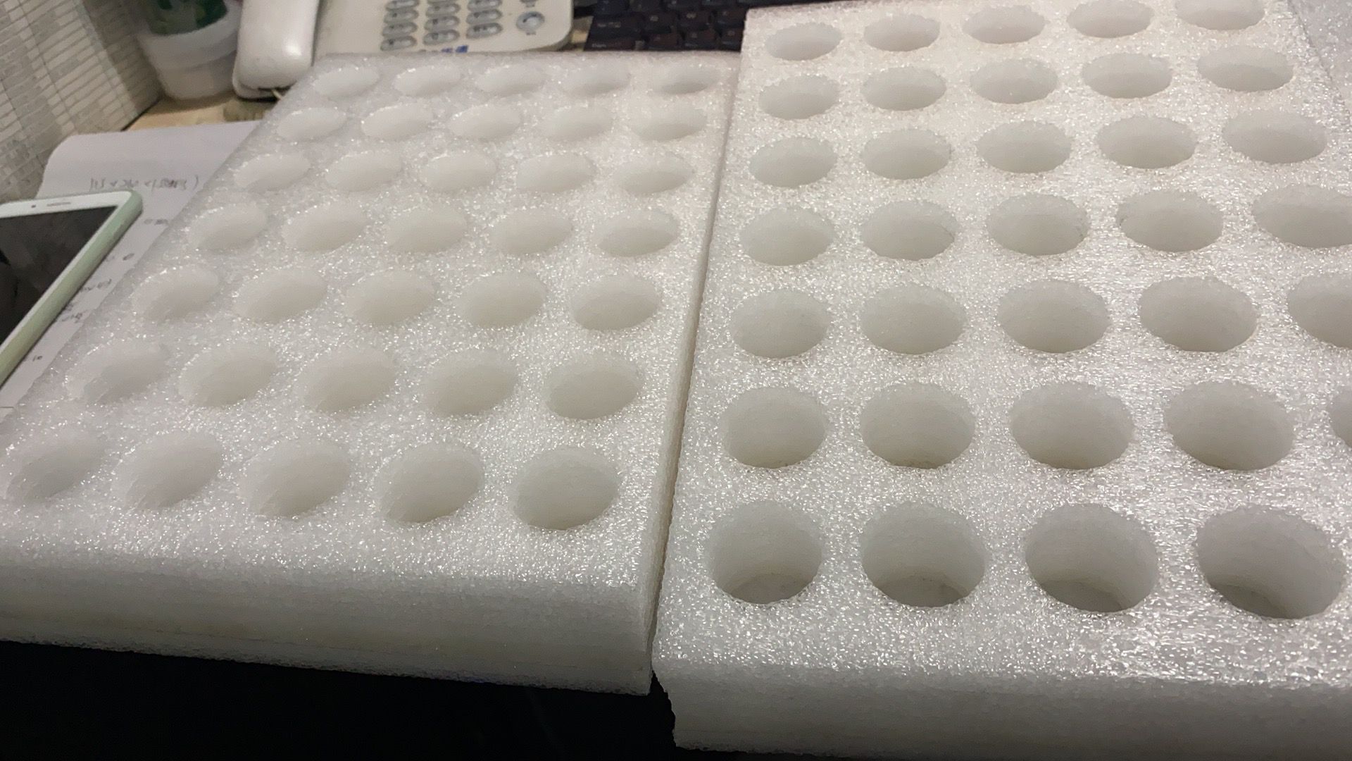 厂家供应白色珍珠棉李子包装海绵泡沫樱桃包装海绵/运输包装