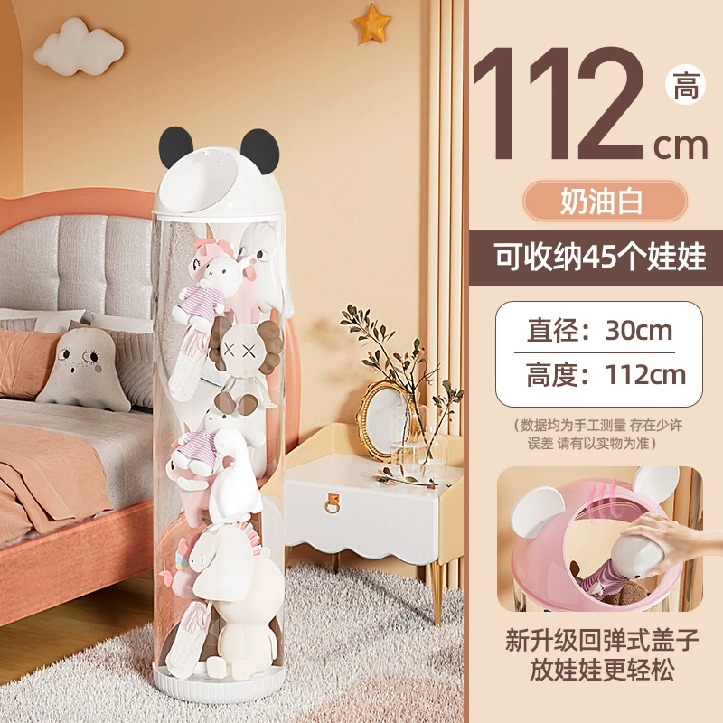Doll, storage system, plush toy